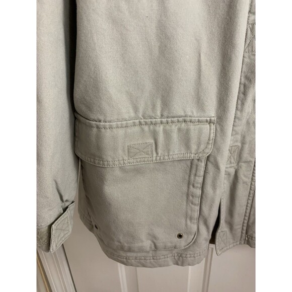 Canyon Guide Outfitters Canvas Jacket XL Barn Coat Zip Up Beige *United Concrete - Picture 7 of 16